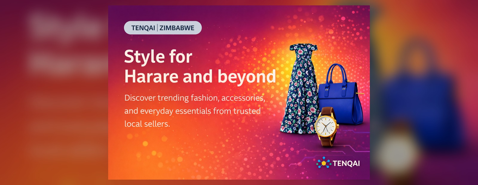 Zimbabwe marketplace hero featuring fashion accessories and everyday style picks